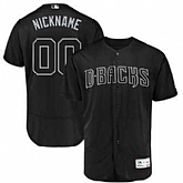 Arizona Diamondbacks Majestic 2019 Players' Weekend Flex Base Roster Customized Black Jersey,baseball caps,new era cap wholesale,wholesale hats